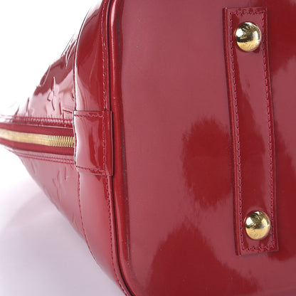 Louis Vuitton Vernis Alma GM Pomme D'Amour 9 of 14