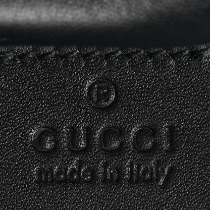 Gucci Lambskin Vinyl Enamel Mini Bucket Bag Black Ruggine 5 of 11