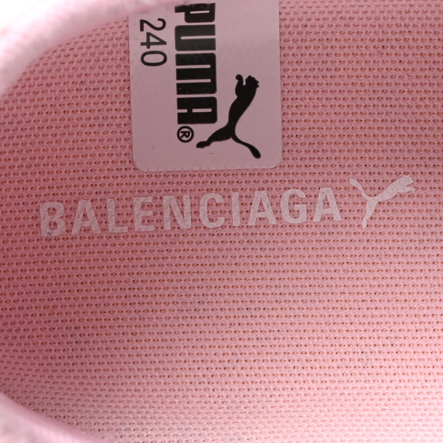 Balenciaga X PUMA Suede Distressed Mens Speedcat Sneakers 38 White Pink 7 of 8