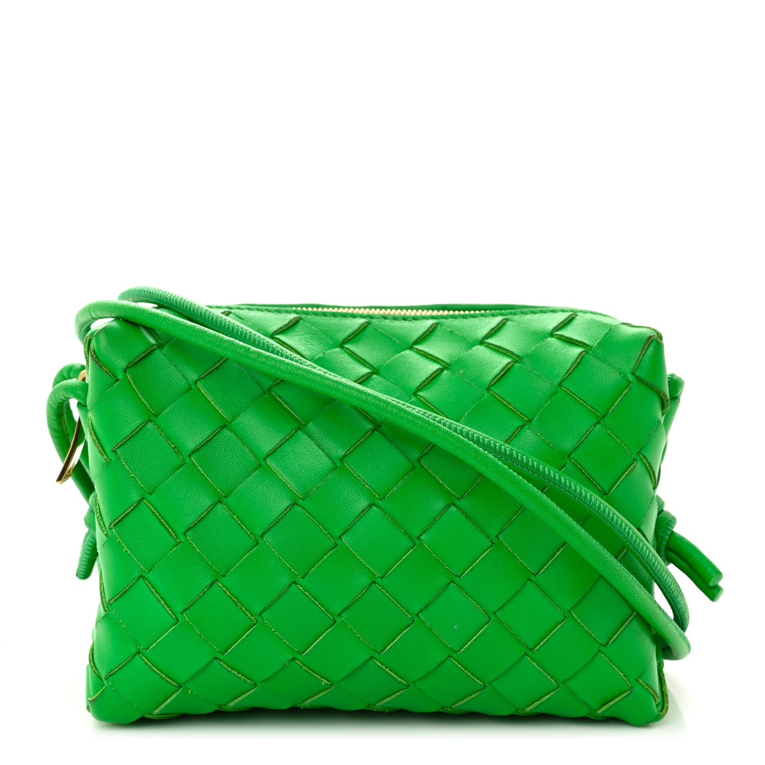 Bottega Veneta Nappa Intrecciato Mini Loop Camera Bag Parakeet 1 of 9