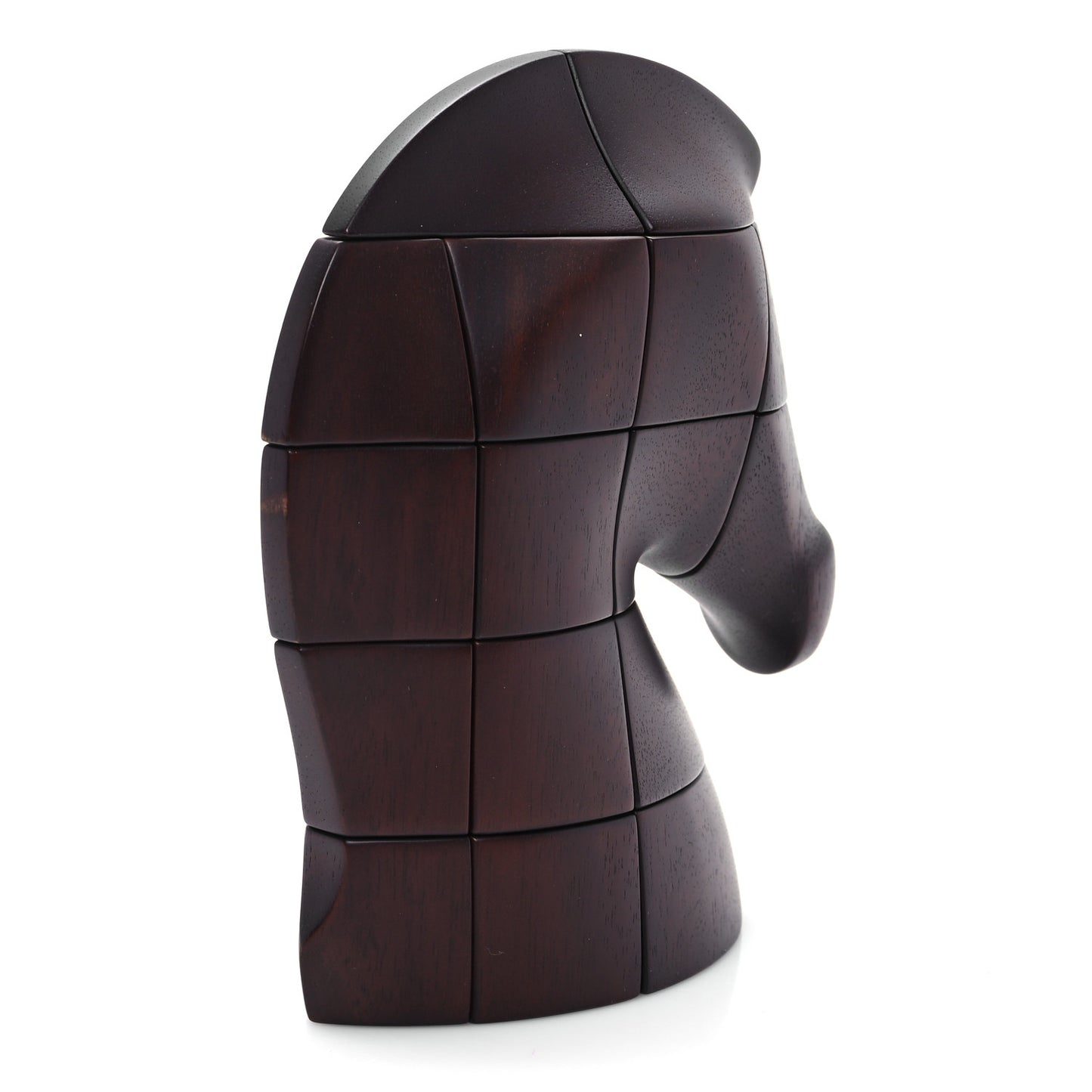 Mahogany Wood Samarcande Brainteaser Paperweight Acajou Brun
