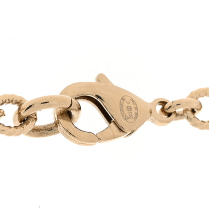 Chanel Baguette Crystal Pearl CC Heart Arrow Pendant Necklace Gold 4 of 5