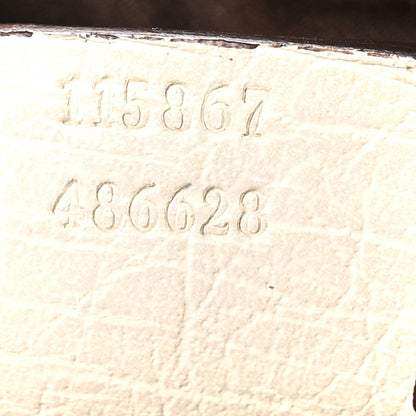 Gucci Monogram Medium Horsebit Chain Hobo Off White 7 of 10
