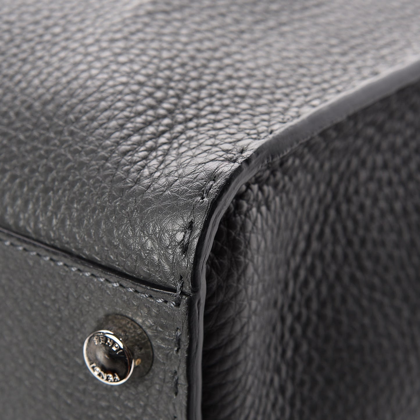 Cuoio Romano Selleria Monster Eyes Large Peekaboo Iconic Fit Satchel Asfalto