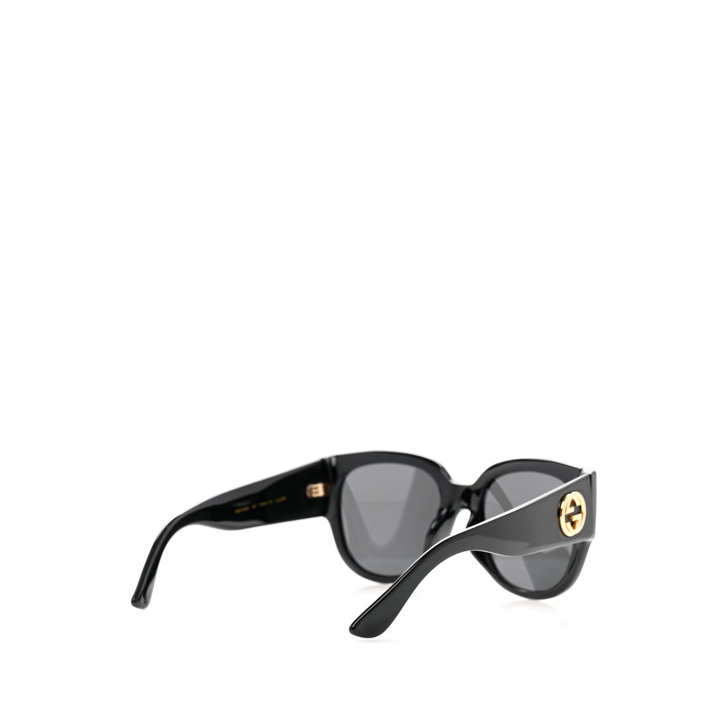 Acetate Square Frame Sunglasses GG0142SA Black