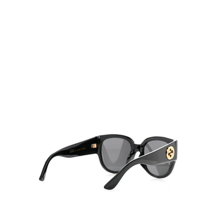 Gucci Acetate Square Frame Sunglasses GG0142SA Black 4 of 10