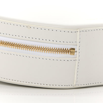 Mansur Gavriel Calfskin Circle Crossbody Bag White 8 of 16