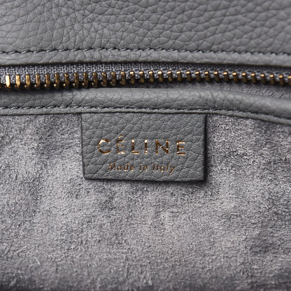 Celine Drummed Calfskin Nano Luggage Kohl 6 of 11