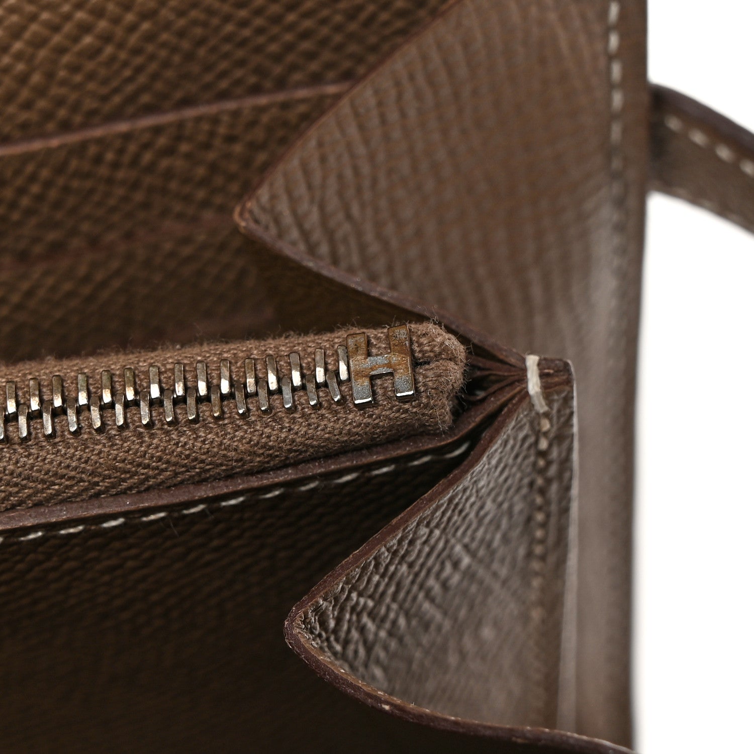 Hermes Epsom Kelly Longue Wallet Etoupe 7 of 9
