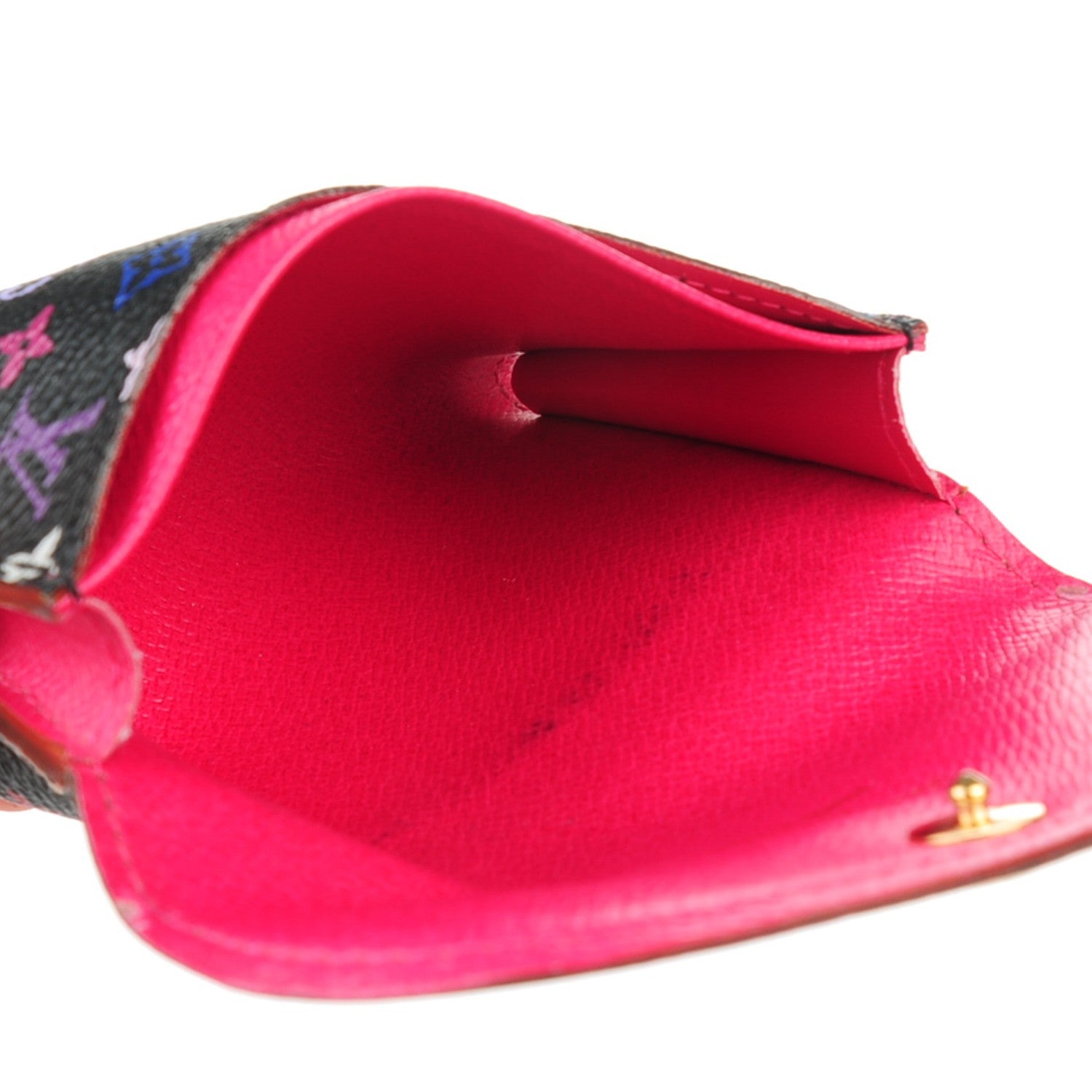 Louis Vuitton Monogram Multicolor Business Card Holder Black Grenade 6 of 6