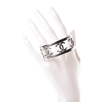 Chanel Metal CC Cuff Silver 2 of 5