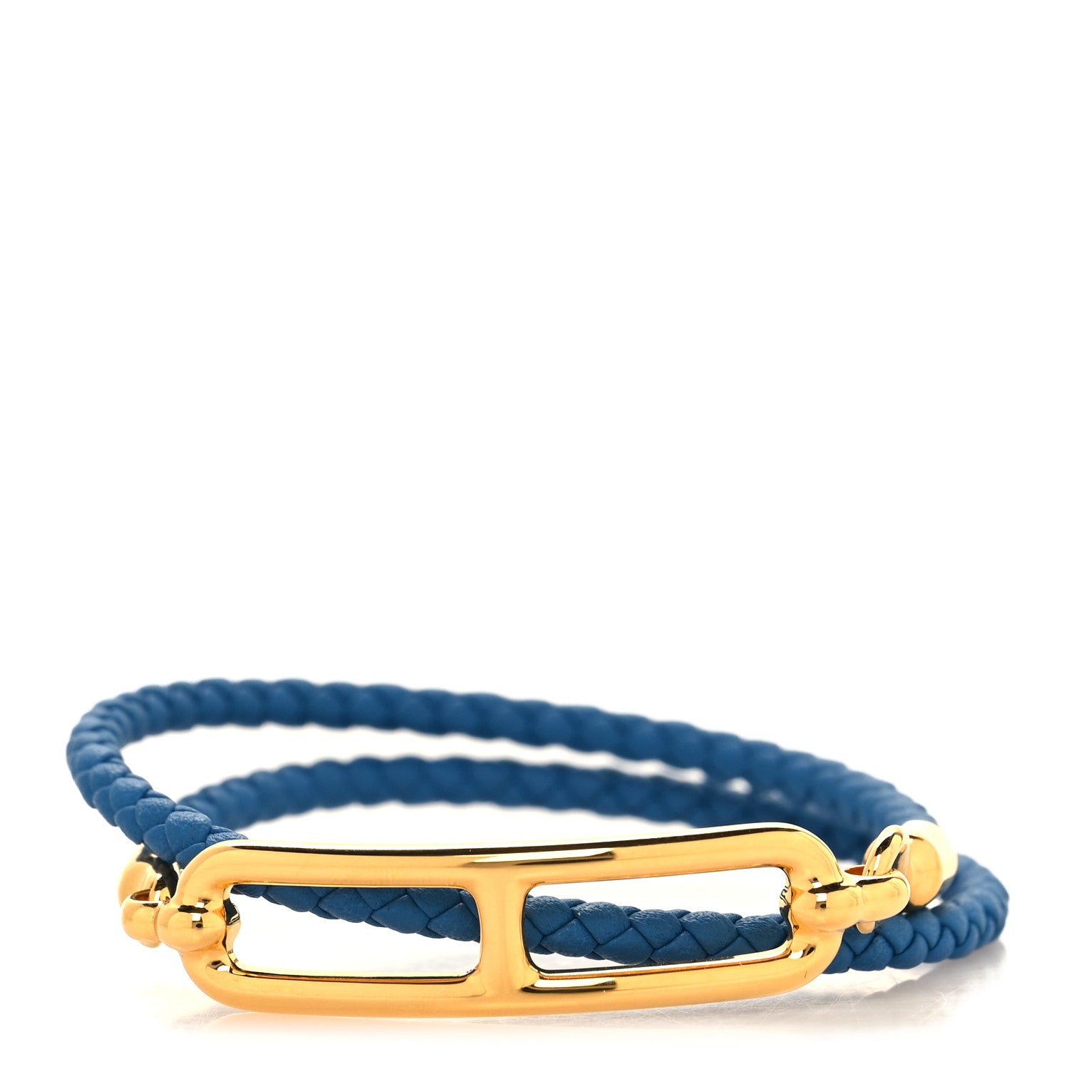 Hermes Swift Roulis Double Tour Bracelet T2 Mykonos 1 of 4