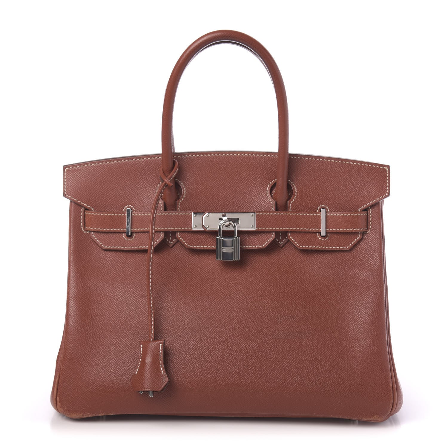 Hermes Epsom Birkin 30 Brique 1 of 15