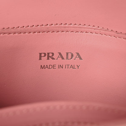 Prada Saffiano Cuir Calfskin Monochrome Envelope Flap Chain Shoulder Bag Petalo 6 of 10