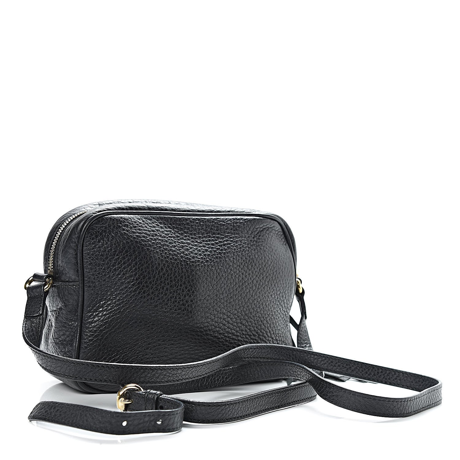 Gucci Pebbled Calfskin Small Soho Disco Bag Black 3 of 15