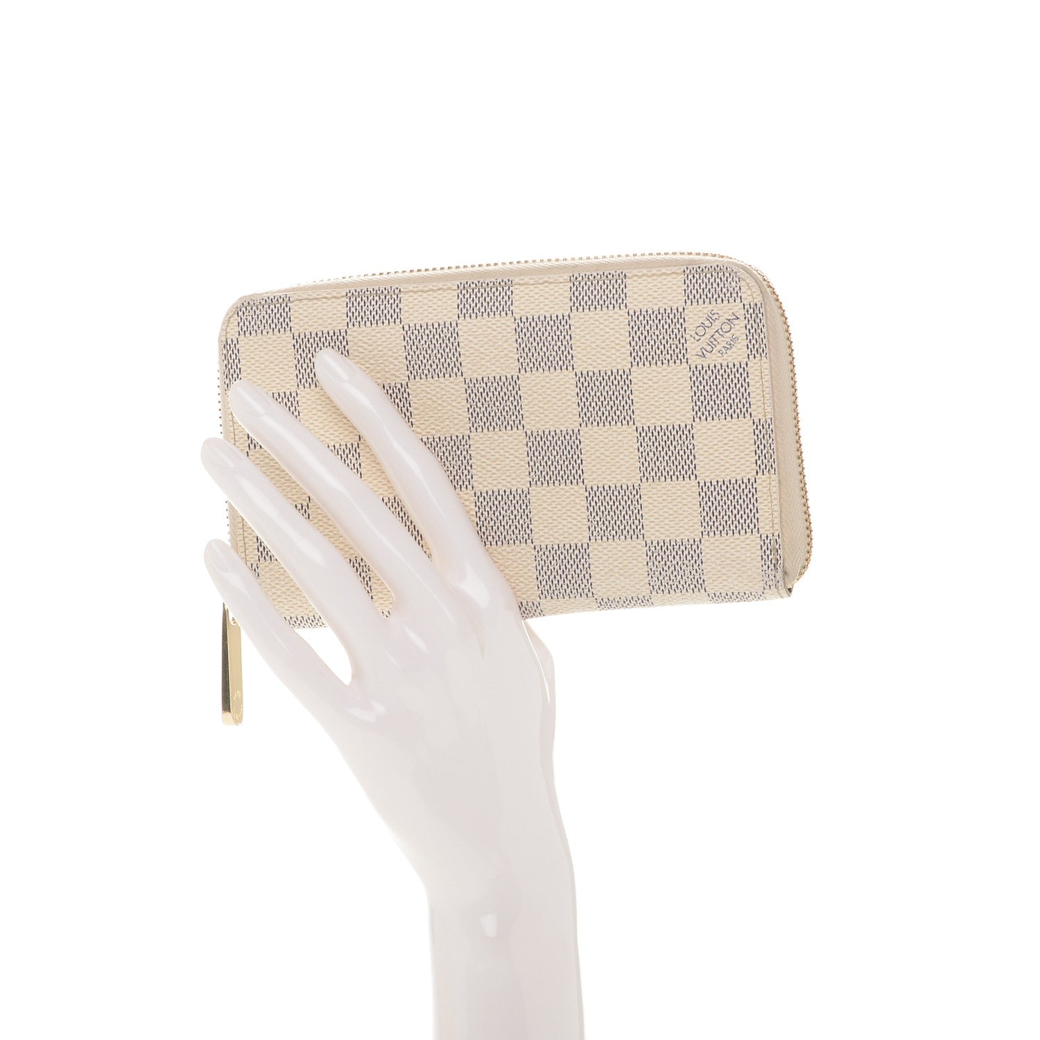 Louis Vuitton Damier Azur Compact Zippy Wallet 2 of 6