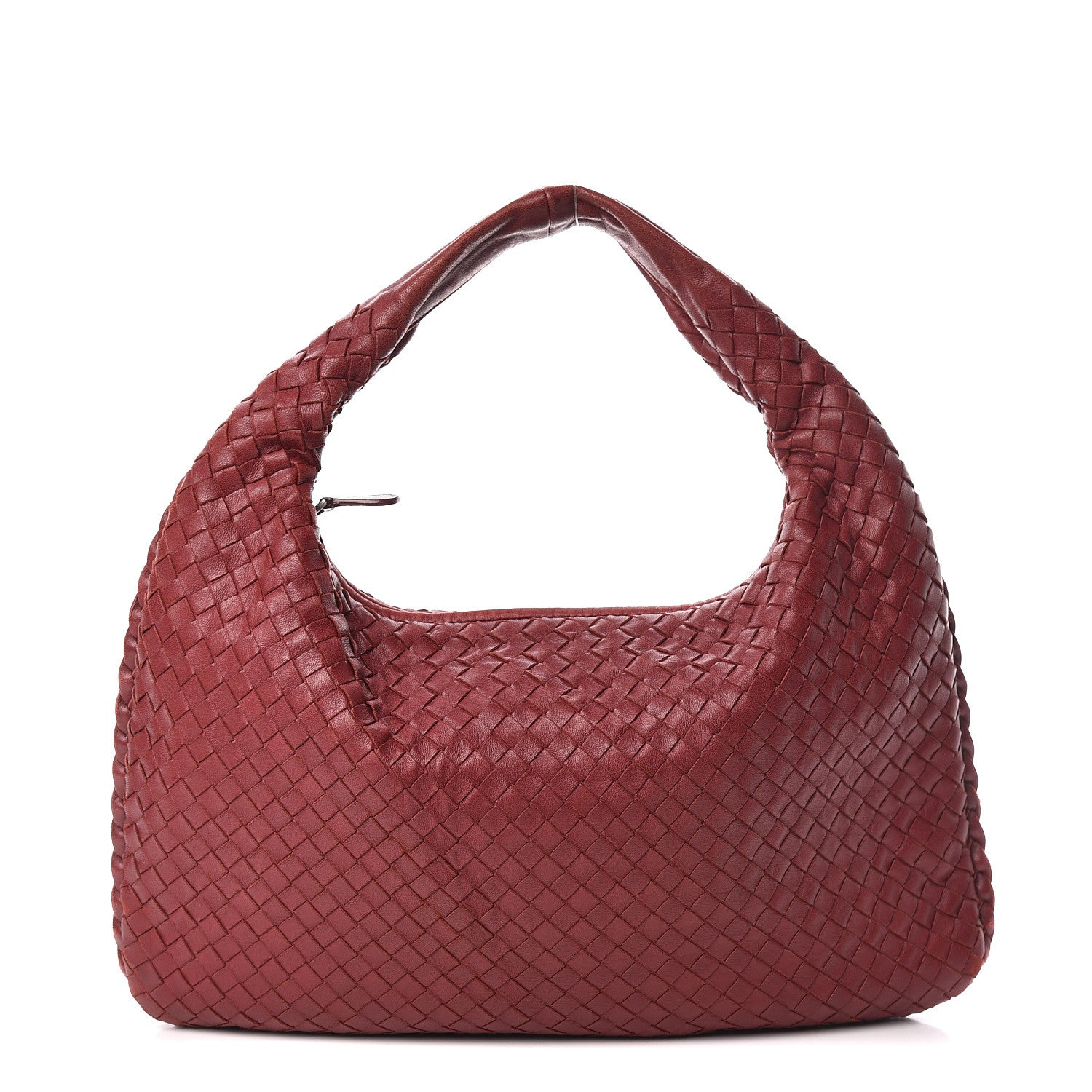 Bottega Veneta Nappa Intrecciato Medium Veneta Hobo Vermillion 1 of 13