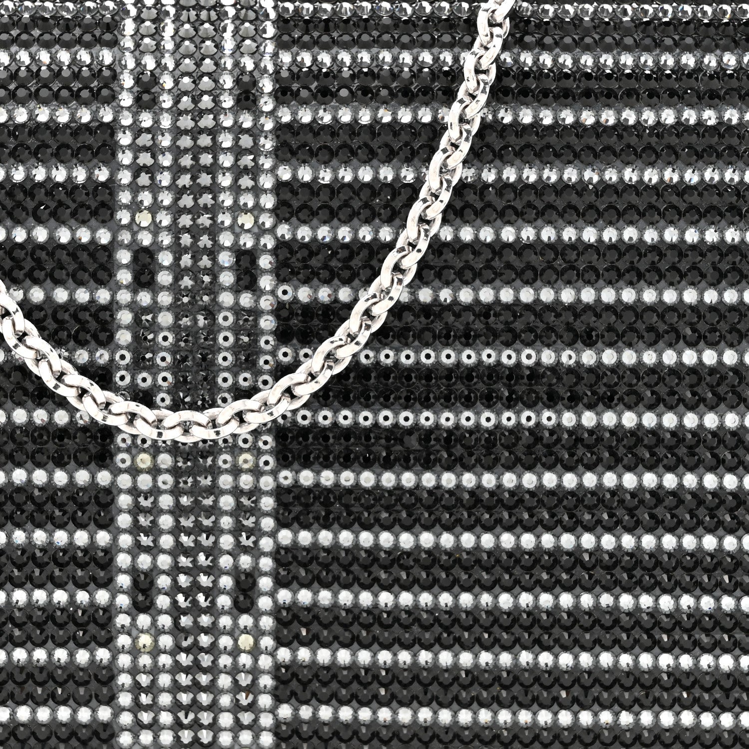 Judith Leiber Swarovski Crystal Minaudiere Clutch Black 7 of 9