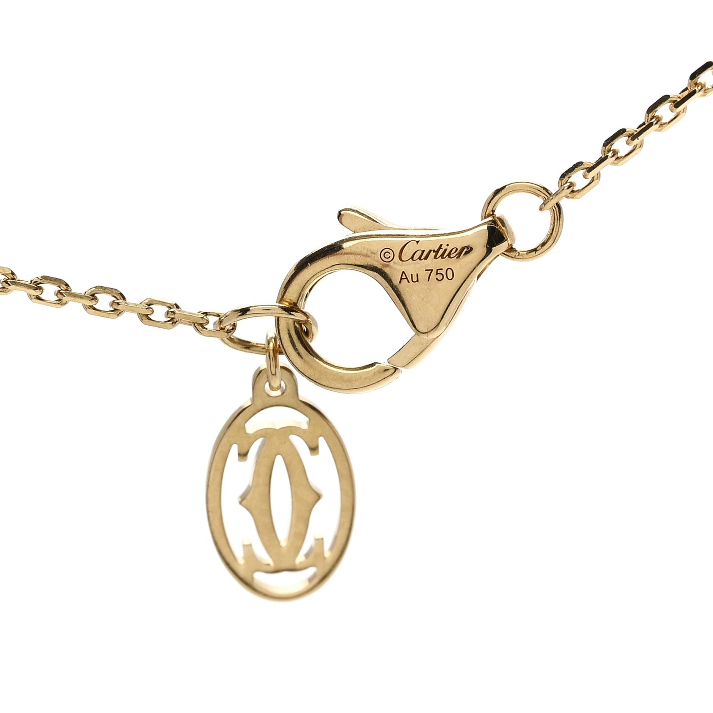 18K Yellow Gold Diamond XS D'Amour Pendant Necklace