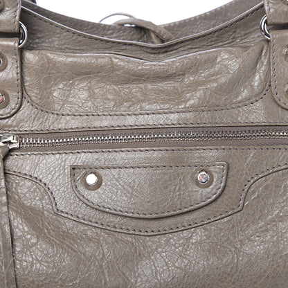 Balenciaga Agneau Classic Silver Hardware City Beige Liege 7 of 9