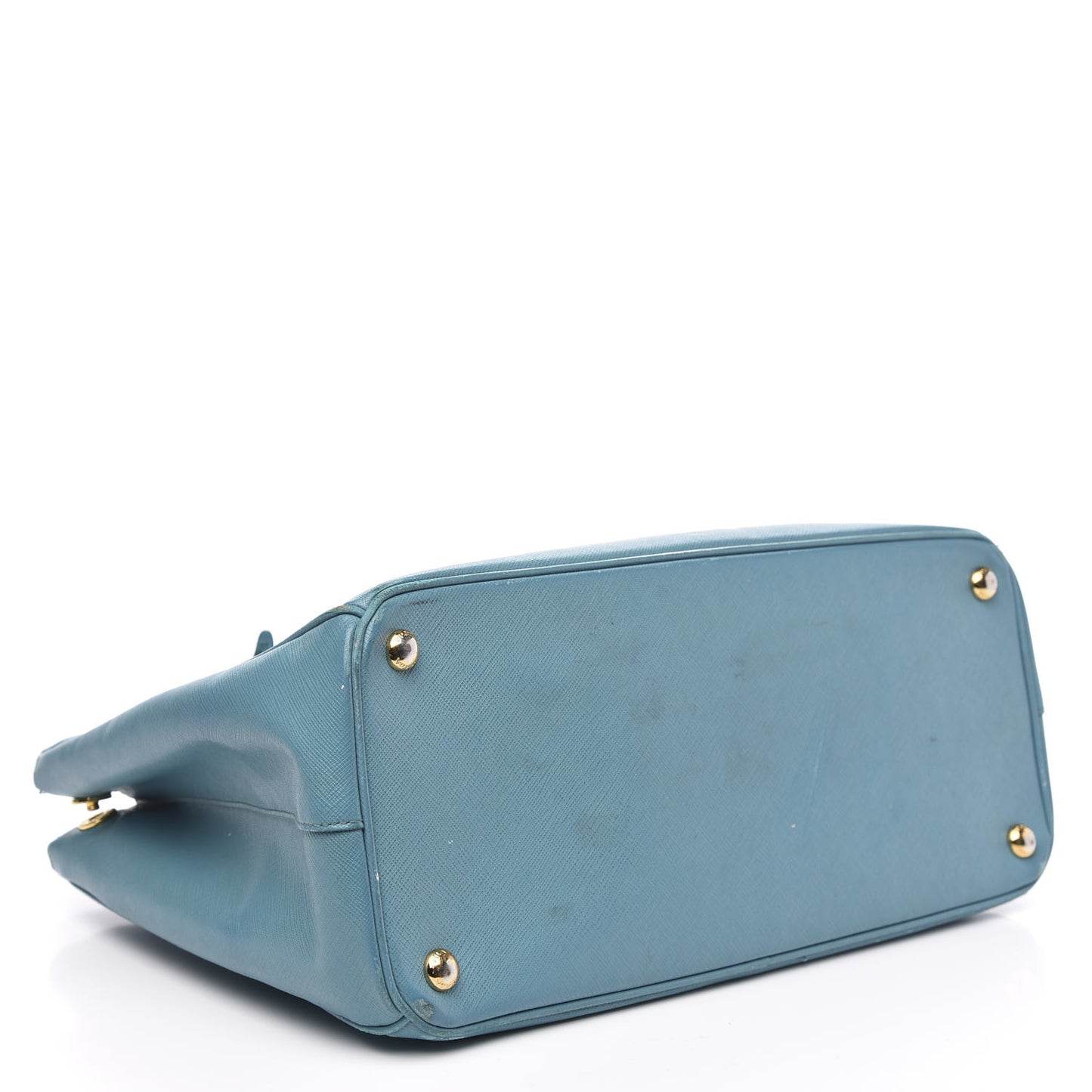 Saffiano Medium Galleria Double Zip Tote Turchese