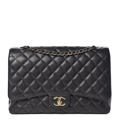 Chanel Caviar Quilted Maxi Double Flap Black 1 of 19