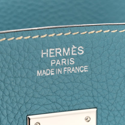 Hermes Togo BIRKIN 35 Blue Jean 5 of 18