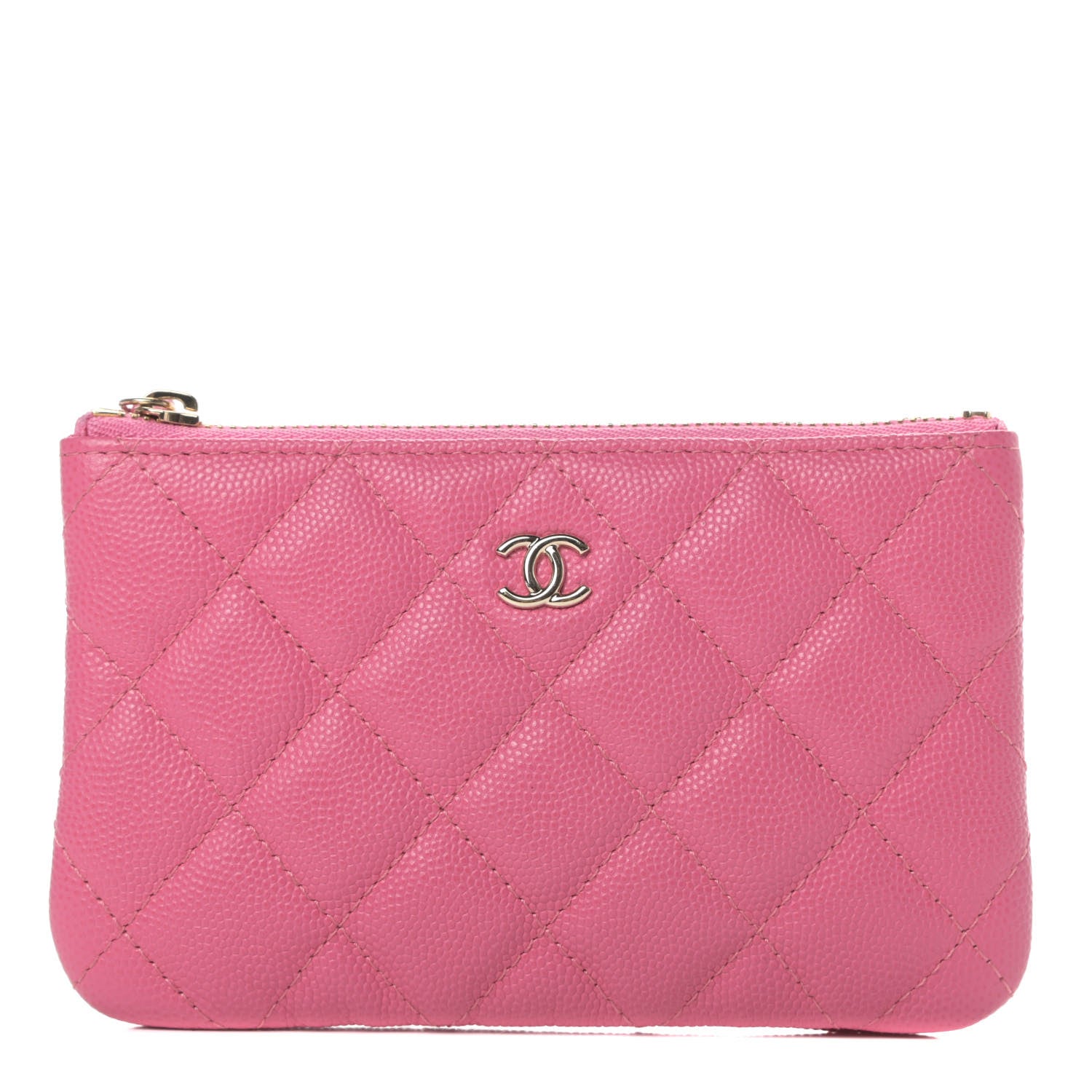 Chanel Caviar Quilted Small Cosmetic Case Pink 1 of 7