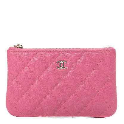 Chanel Caviar Quilted Small Cosmetic Case Pink 1 of 7