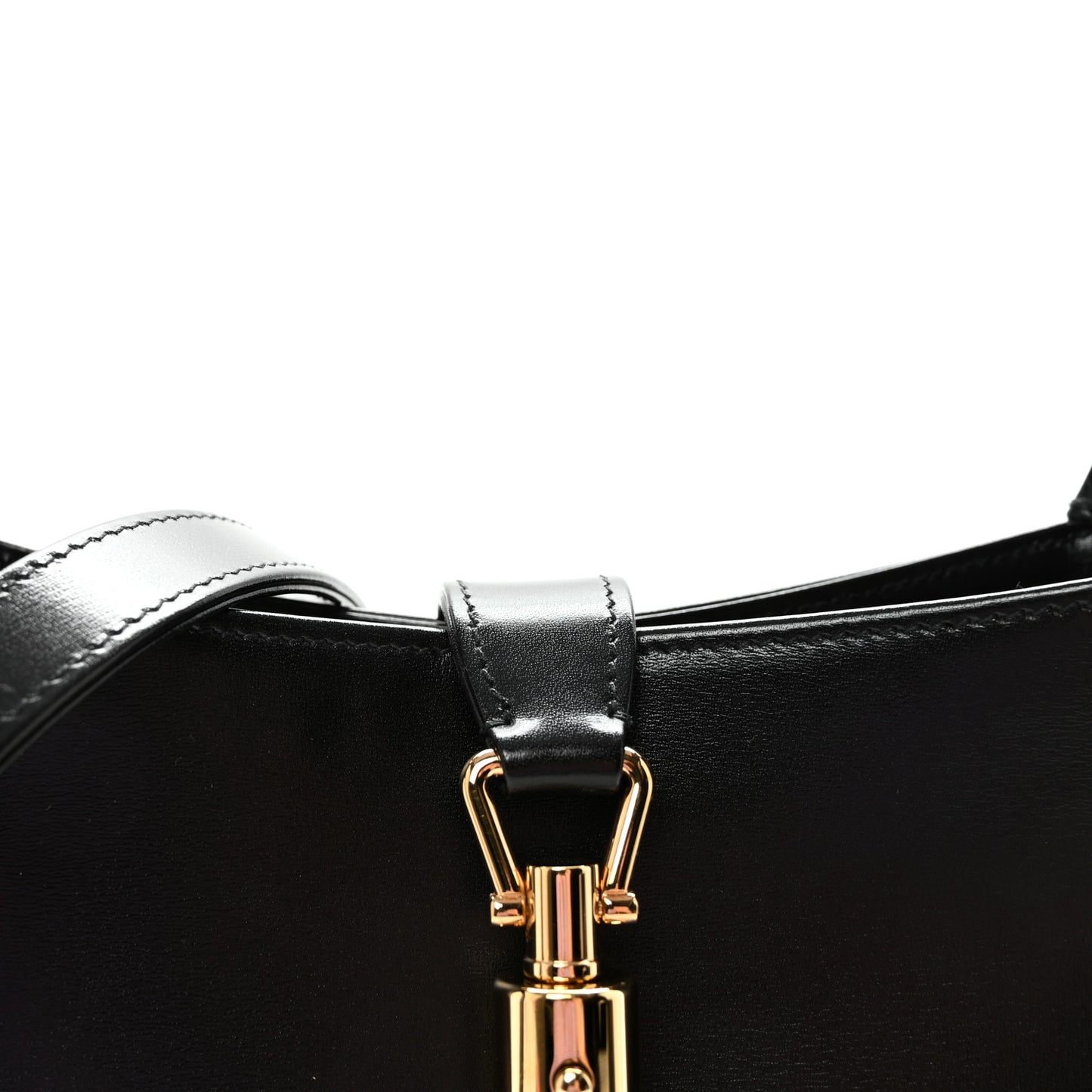 Boarded Dyana Lux Calfskin Small Jackie 1961 Hobo Black