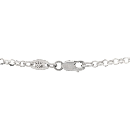 Chrome Hearts Sterling Silver Safety Pin Pendant Necklace 4 of 4