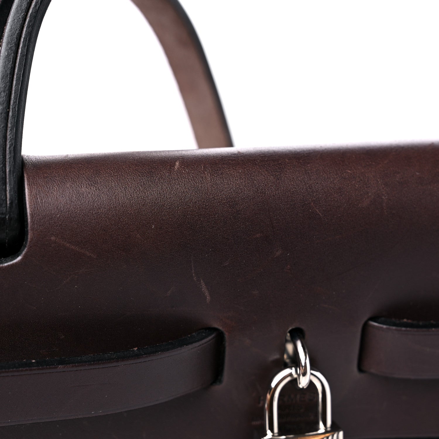 Hermes Toile Vache Hunter Herbag Zip 31 PM Black Ebene 14 of 15