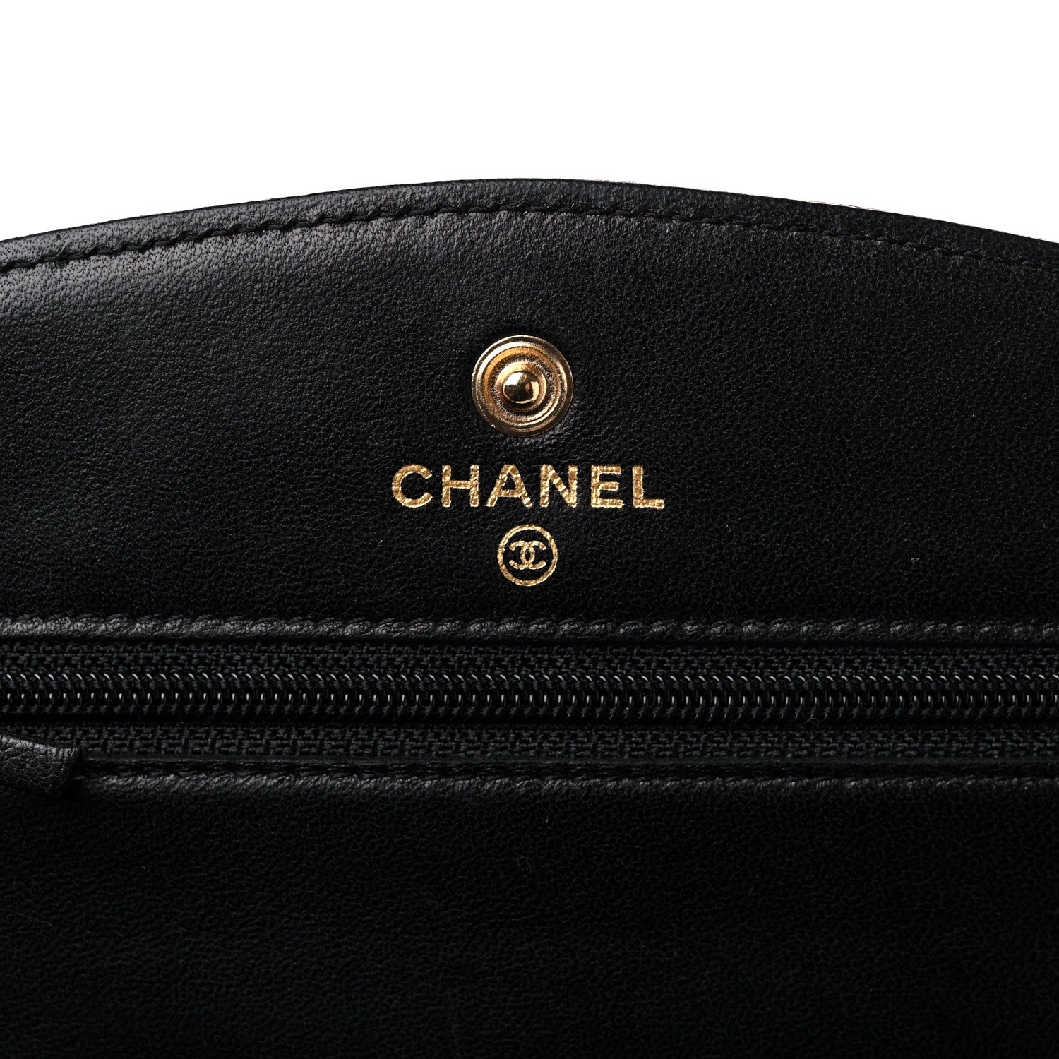 Chanel Caviar Timeless CC Wallet on Chain WOC Black 6 of 13