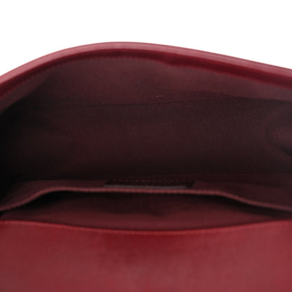 Chanel Calfskin Double Stitch Medium Boy Flap Burgundy 5 of 14