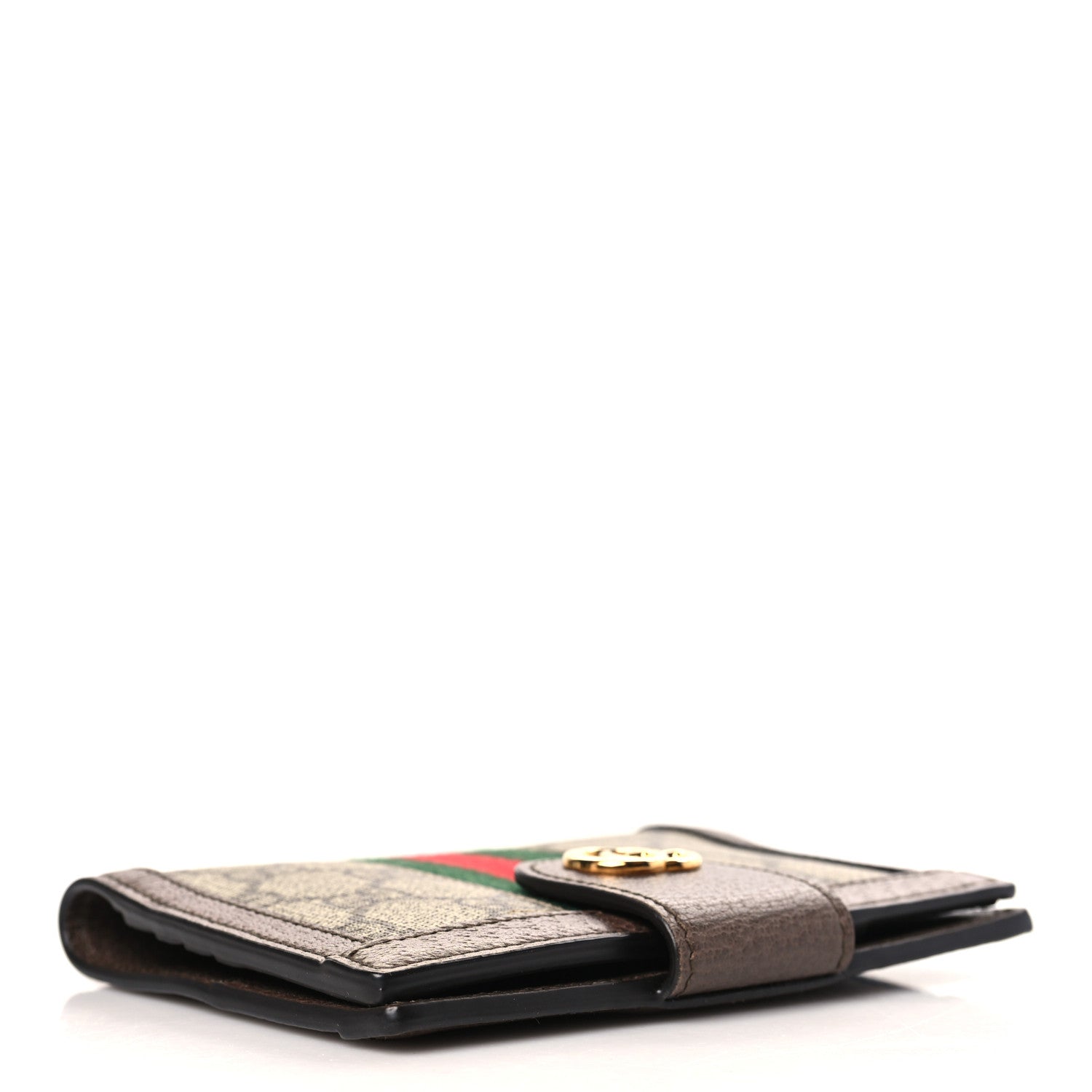 Gucci GG Supreme Monogram Web Ophidia Passport Case Beige New Acero 4 of 6