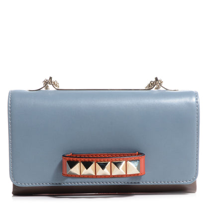 Valentino Garavani Nappa Colorblock Va Va Voom Shoulder Bag Sky Blue 1 of 8