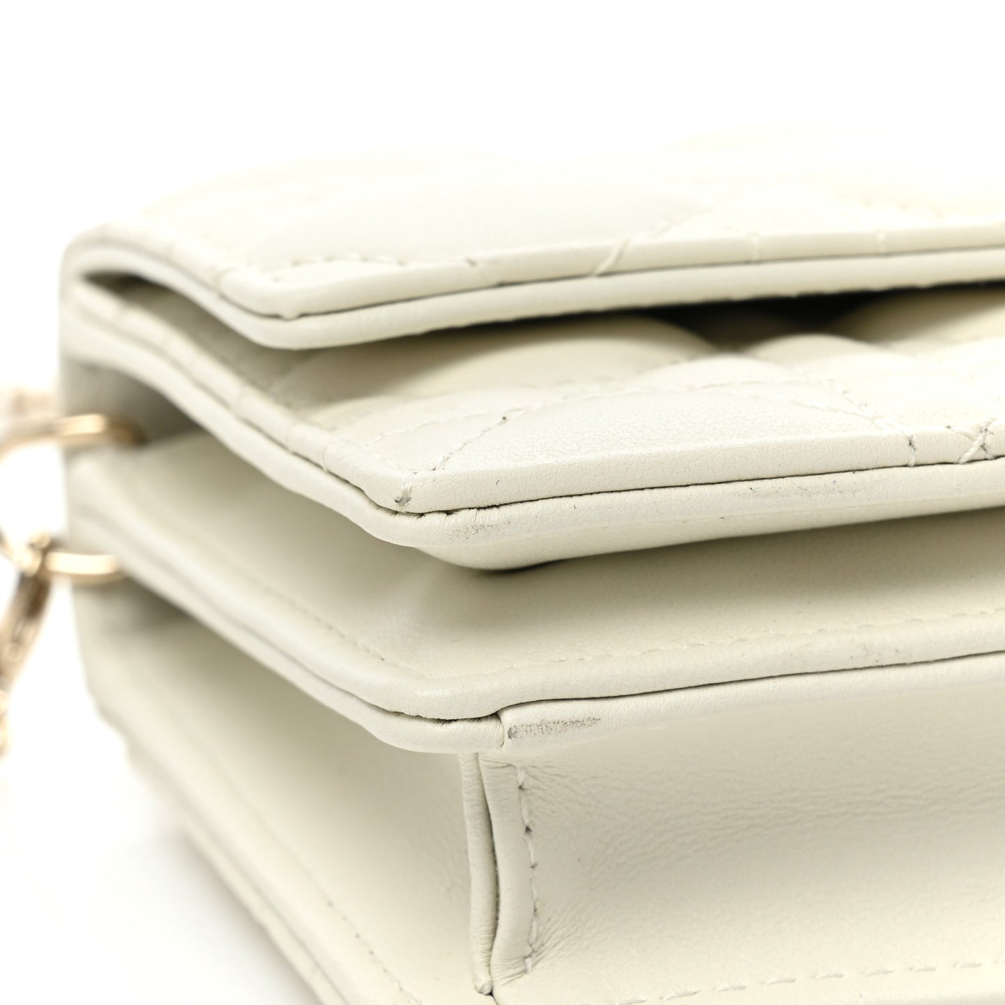 Lambskin Cannage Mini My Dior Bag Latte