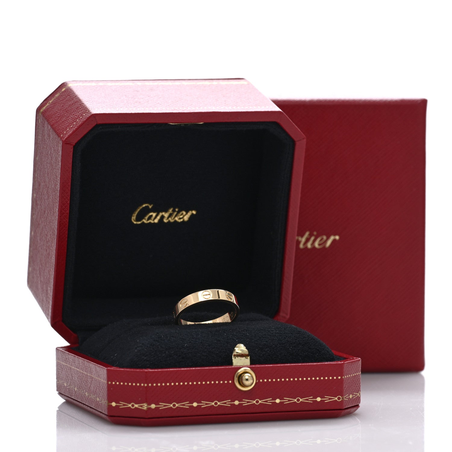 Cartier 18K Yellow Gold 3.5mm LOVE Wedding Band Ring 53/6.5 6 of 6