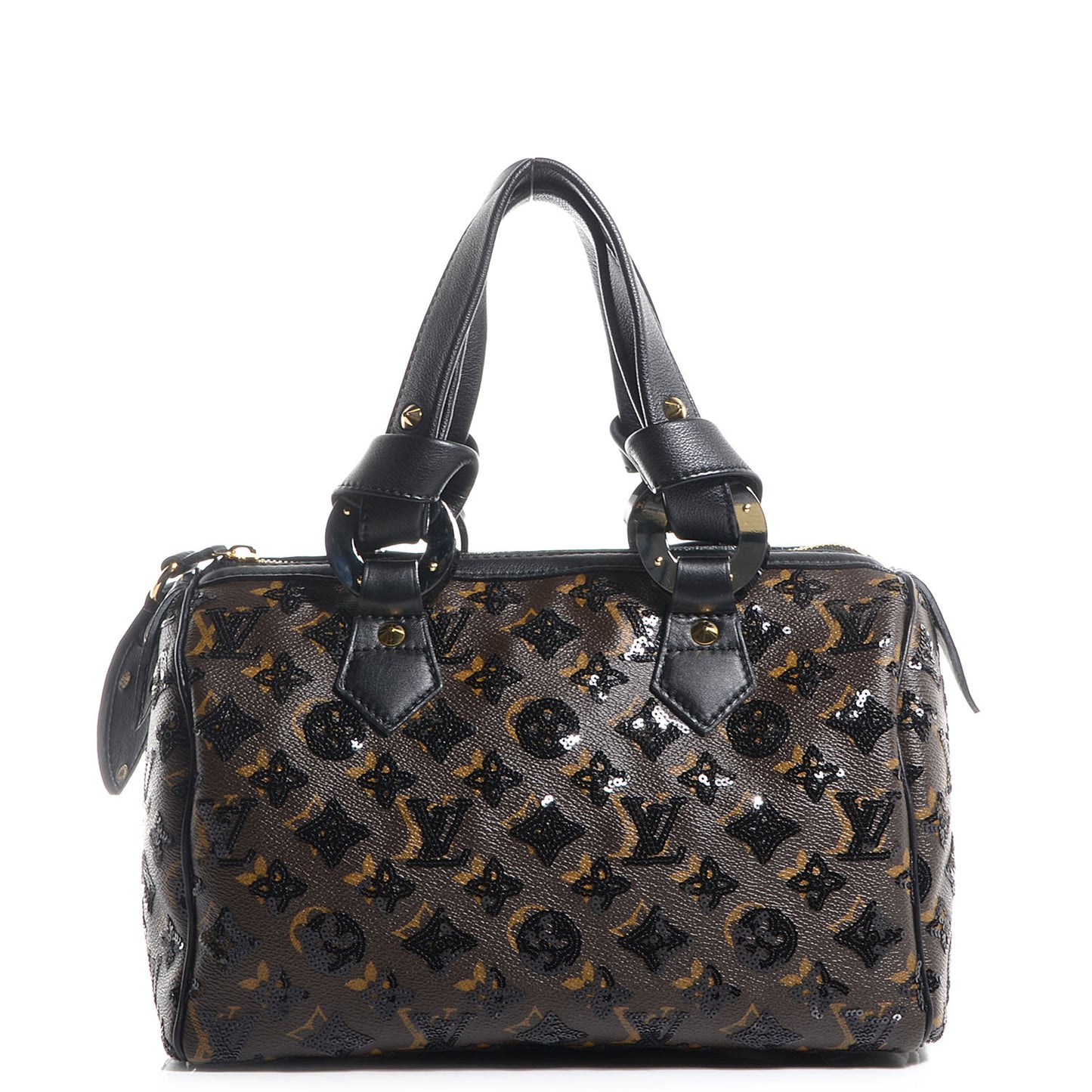 Monogram Sequins Eclipse Speedy 28 Black