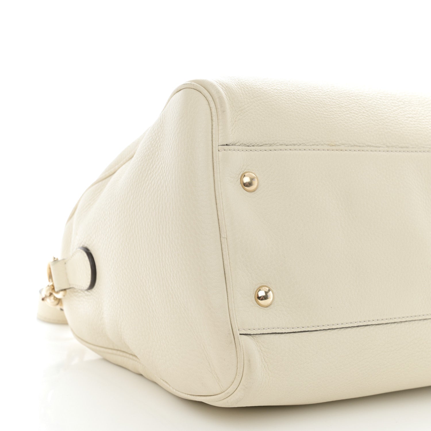 Gucci Calfskin Bamboo Medium Shopper Boston Mystic White 10 of 15