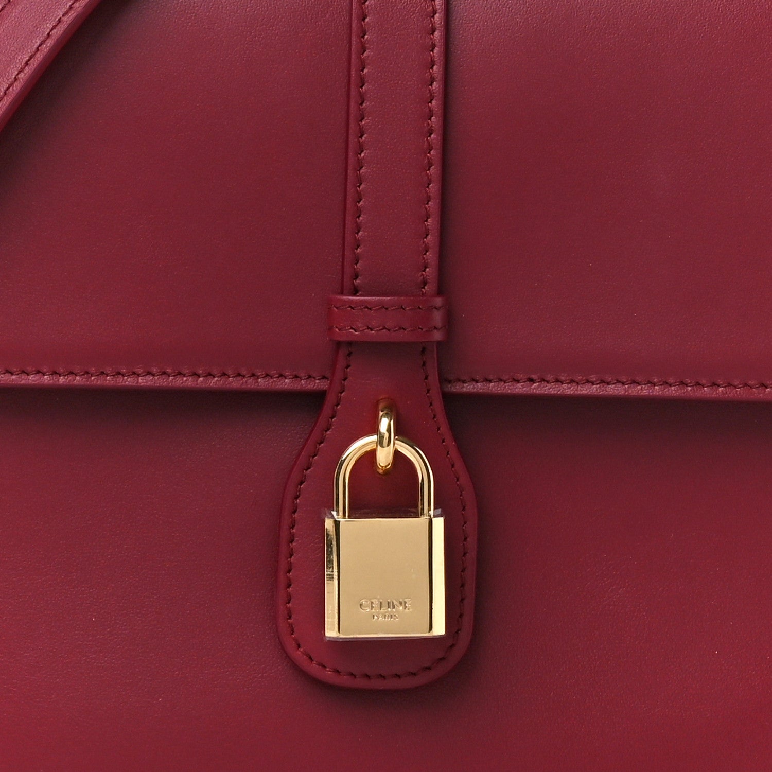 Celine Smooth Calfskin Medium Tabou Carmin 9 of 11