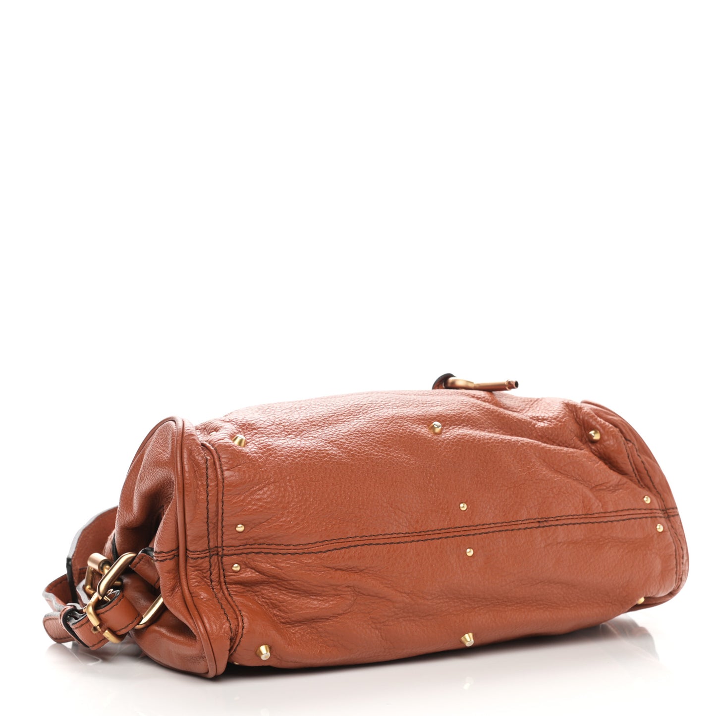 Calfskin Medium Paddington Satchel Tan