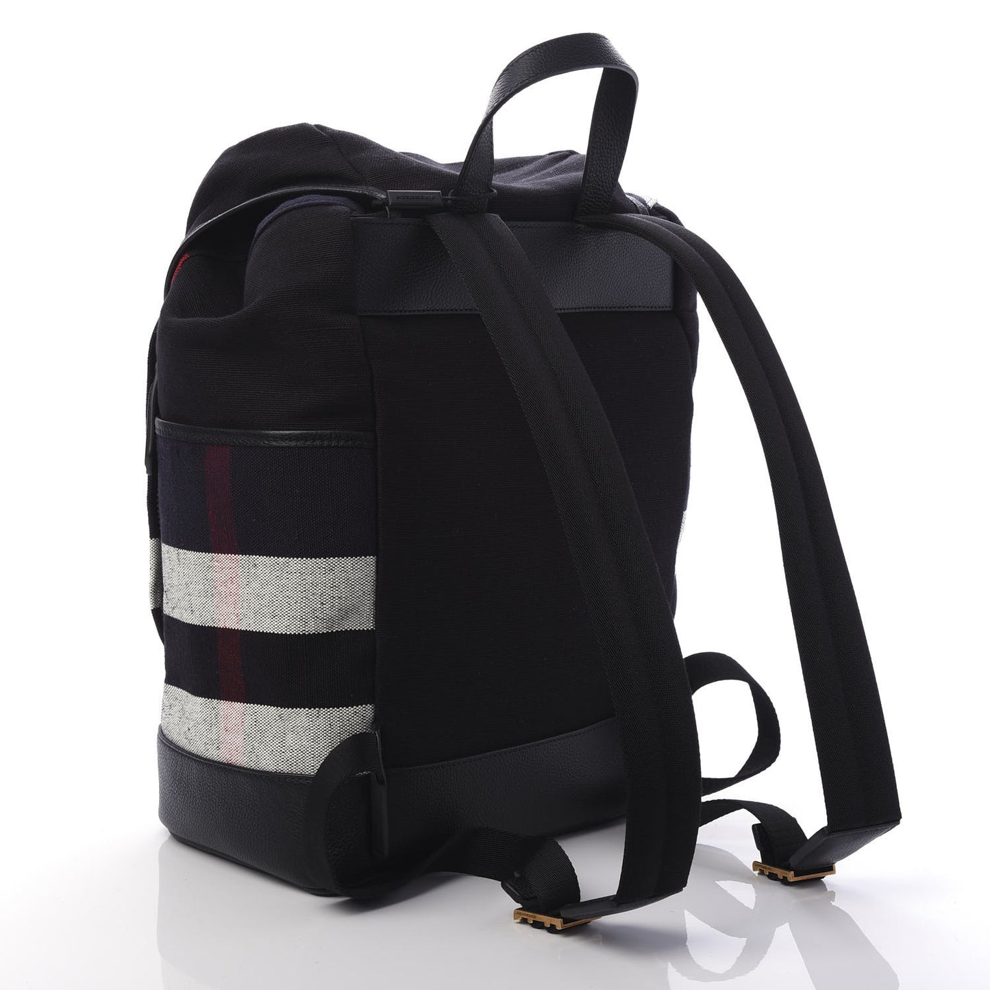 Overdyed Canvas Mega Check Drifton Backpack Black