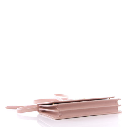 Prada Saffiano Metal Flap Wallet with Strap Orchidea 3 of 10
