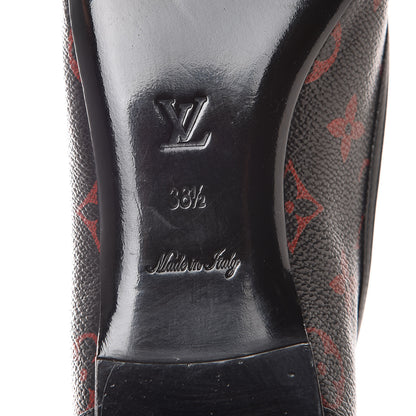 Louis Vuitton Monogram Infrarouge New Revival Ballerina Flats 38.5 Black 6 of 9