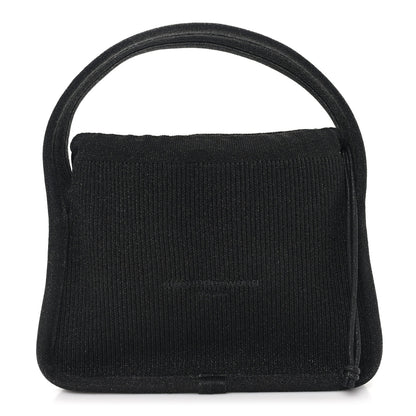 Alexander Wang Ribbed Knit Small Ryan Bag Black 1 of 9