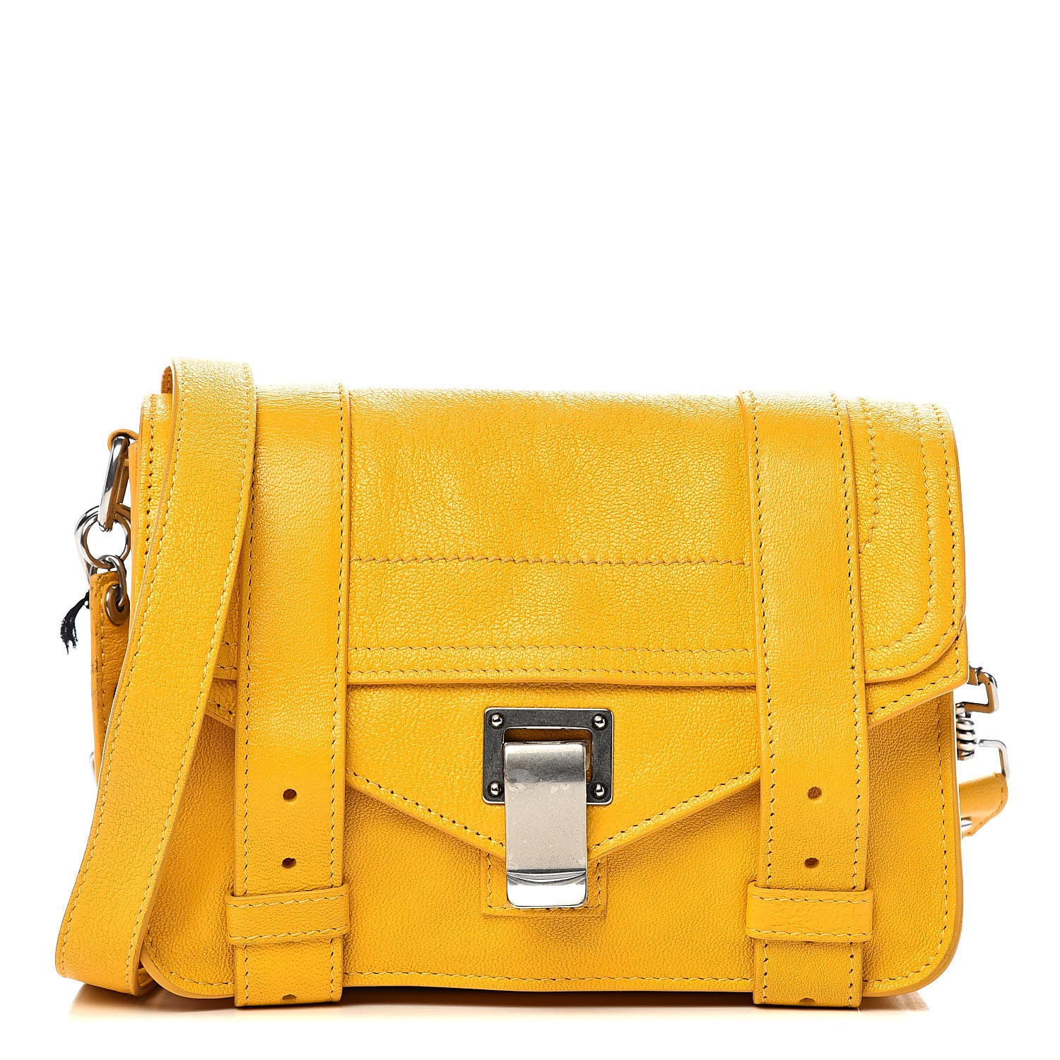 Proenza Schouler Lambskin PS1 Mini Crossbody Bag Lemon 1 of 11