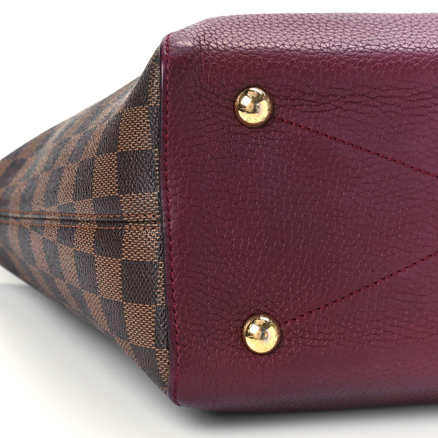 Damier Ebene Cuir Taurillon Hyde Park Fuchsia