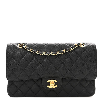 Chanel Caviar Quilted Medium Double Flap Black 1 of 13