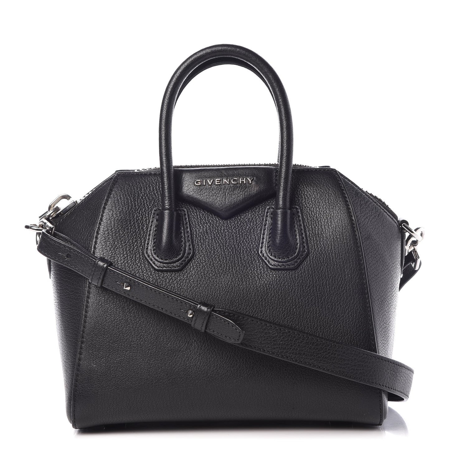 Sugar Goatskin Mini Antigona Black